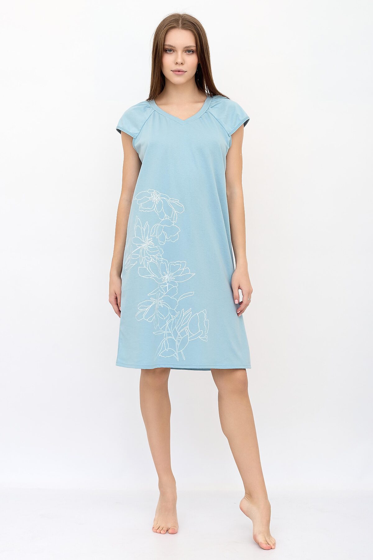 Ночная сорочка LIKA DRESS #862938Голубой
