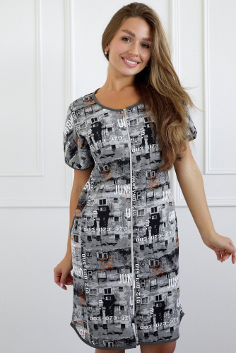Халат LIKA DRESS #1055866Серый