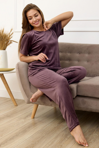 Комплект (Футболка+Брюки) LIKA DRESS #970503Бургундия