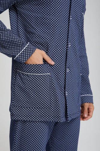Пижама мужская Комфорт С гигант LIKA DRESS #948943Синий