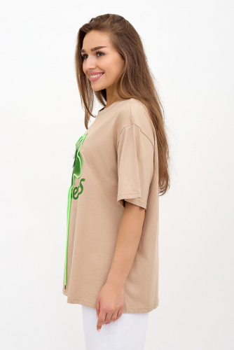 Футболка LIKA DRESS #884852Кофейный