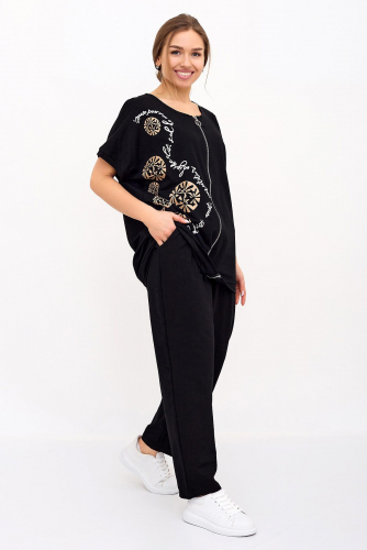 Костюм (Кофта+Брюки) LIKA DRESS #863225Черный