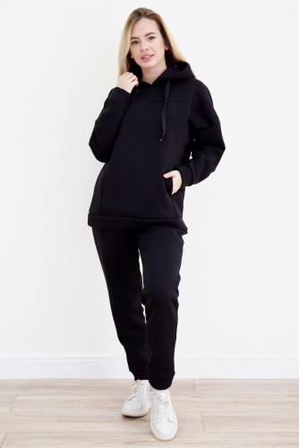 Костюм (Худи+Брюки) LIKA DRESS #862821Черный
