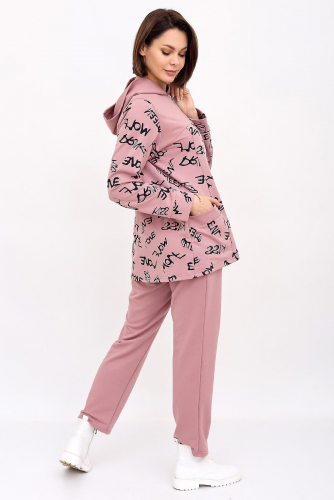Костюм (Толстовка+Брюки) LIKA DRESS #863106Розовый