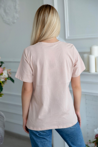 Футболка LIKA DRESS #862788Бежевый