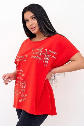 Туника женская Мадонна О LIKA DRESS #892852Красный