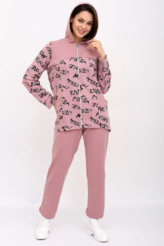Костюм (Толстовка+Брюки) LIKA DRESS #863106Розовый