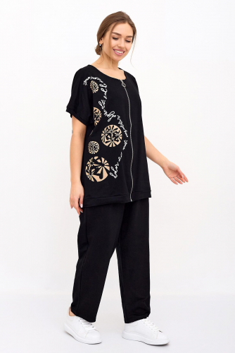 Костюм (Кофта+Брюки) LIKA DRESS #863225Черный