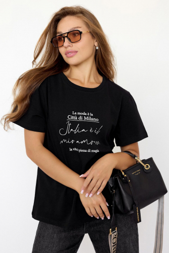 Футболка LIKA DRESS #1027189Черный