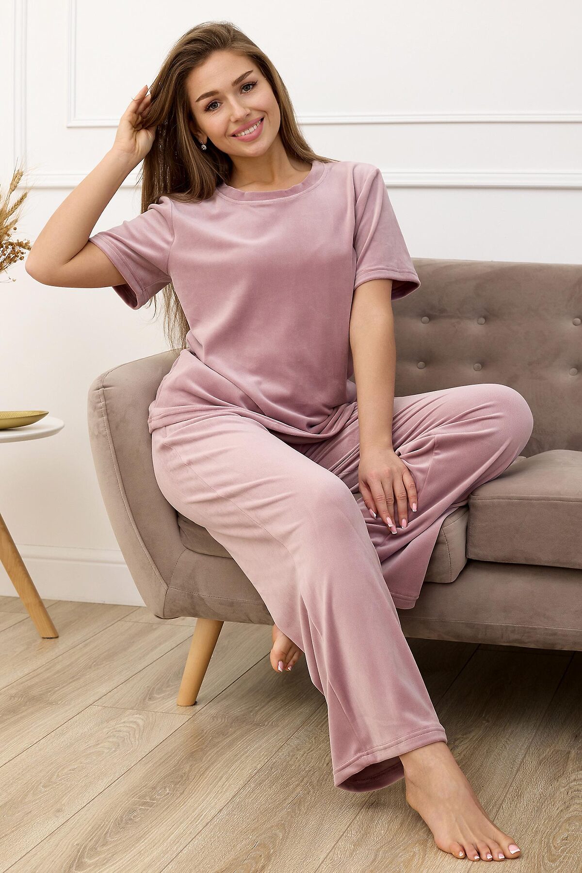 Костюм (Футболка+Брюки) LIKA DRESS #970261Лиловый
