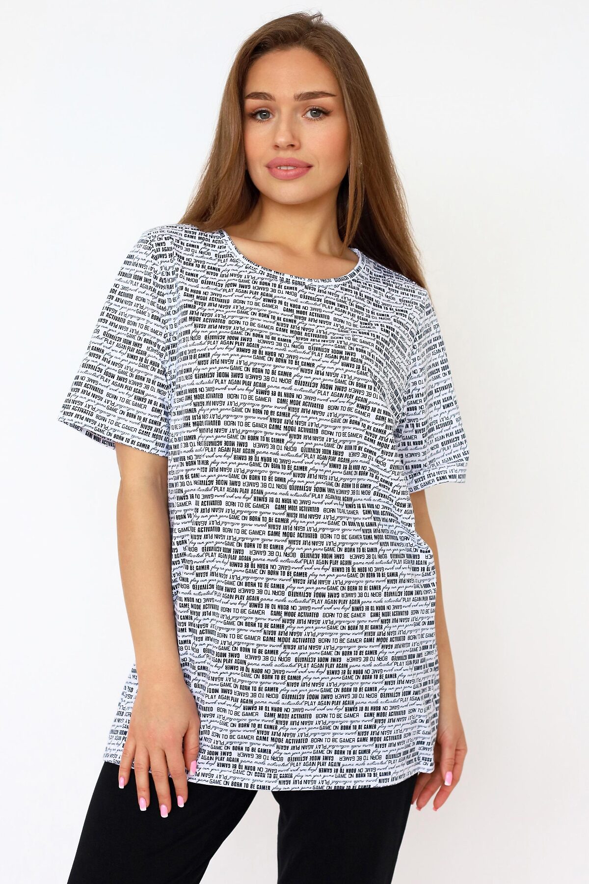 Костюм (Футболка+Бриджи) LIKA DRESS #1004398Черный