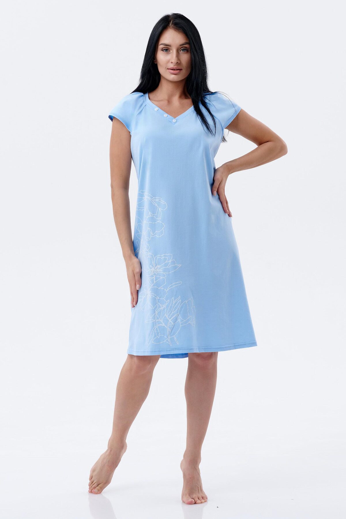 Ночная сорочка LIKA DRESS #975746Светло-голубой