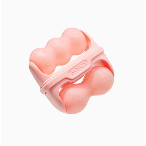 [MEZONICA] Массажер для лица и тела розовый роликовый ОХЛАЖДАЮЩИЙ Soicy 30 Pink, 1 шт