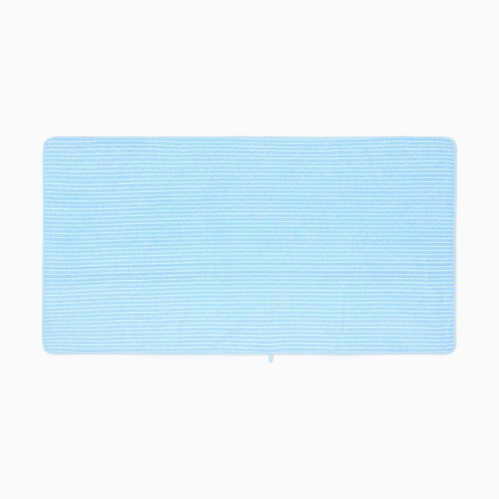 Полотенце банное «Этель. Линии», 70×140 см, голубое