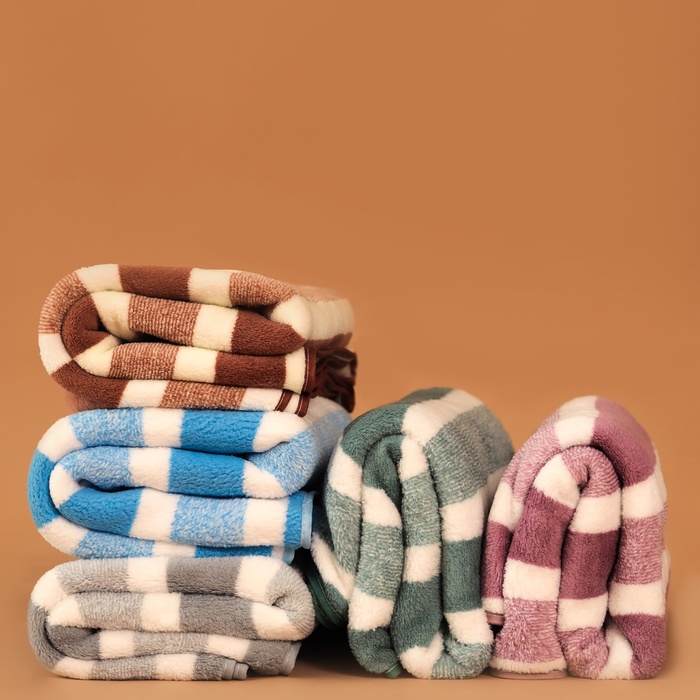 Полотенце банное «Этель. Геометрия», 70×140 см, фиолетовое