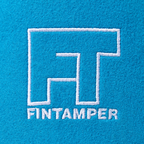 Шапка для бани FINTAMPER, бесшовная, фетр, шерсть мериноса, голубая