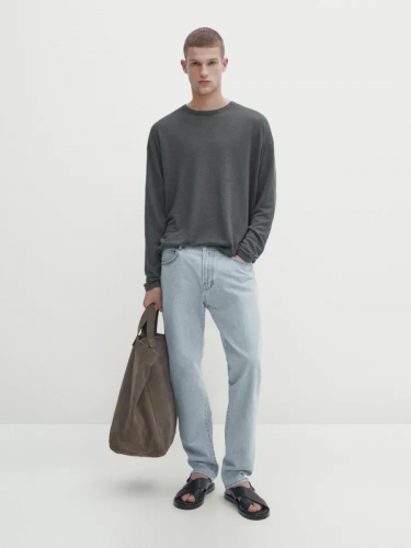 Джемпер Massimo Dutti серый 2236