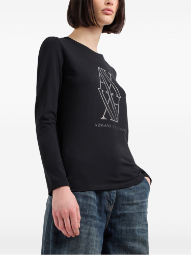 Лонгслив Armani черный 5058