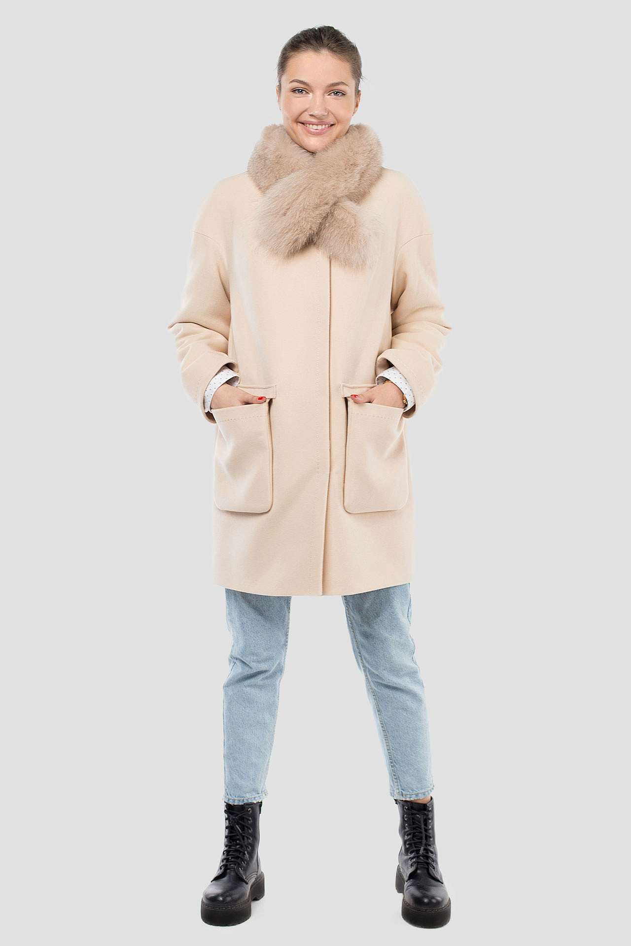 02-1798 Пальто женское утепленное