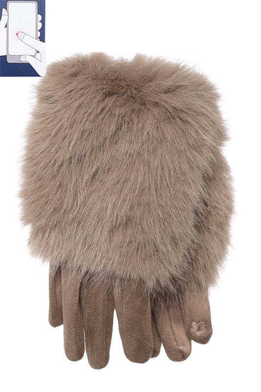 Перчатки жен. Исинь 1 сенсорные/мех