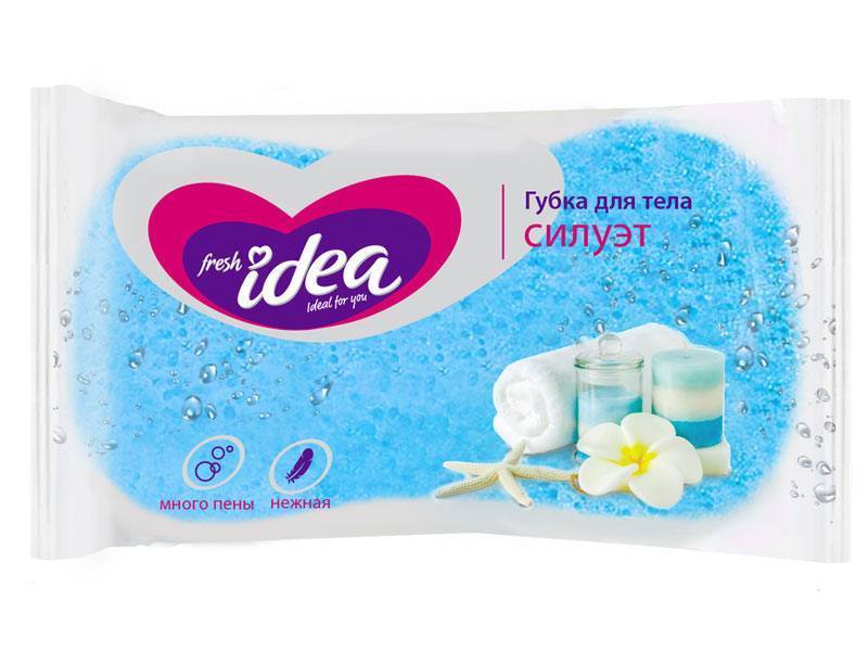 Губка для тела Силуэт 140*90*50 Fresh idea