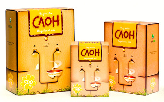 Чай Слон 250 гр. Индийский (кор*40)