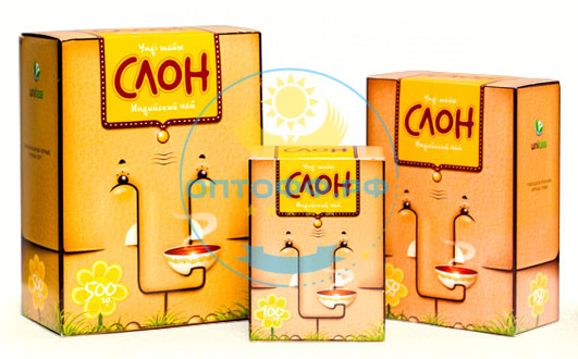 Чай Слон 250 гр. Индийский (кор*40)