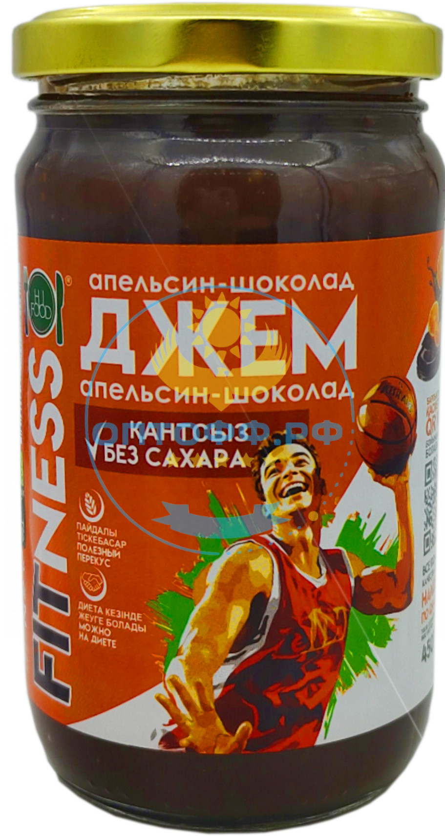 HiFood Джем FITNESS Апельсин-Шоколад 450гр
