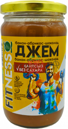 HiFood Джем FITNESS Банан-Абрикос-Шоколад 450гр
