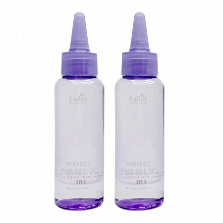 Lador Набор ампульных филлеров / Perfect Hair Fill-Up Mauve Edition Duo, 100 мл x 2