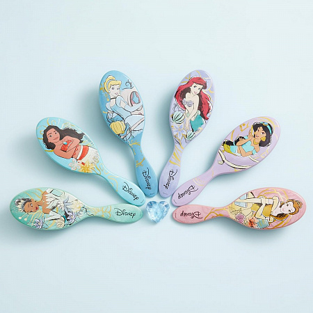 Wet Brush Расческа для спутанных волос / Original Detangler Disney Elegant Princess Belle BWRDISEPBE, розовый