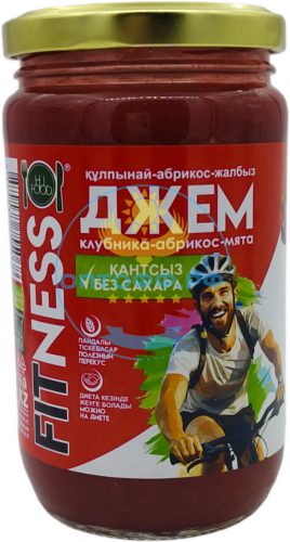 HiFood Джем FITNESS Клубника-Абрикос-Мята 450гр
