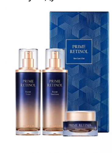 l Набор для лица антивозрастной (тонер, эмульсия, крем)  Prime Retinol Skin Care 3 Set