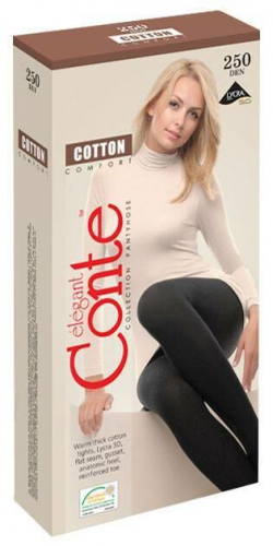 Колготки женские CONTE COTTON 250