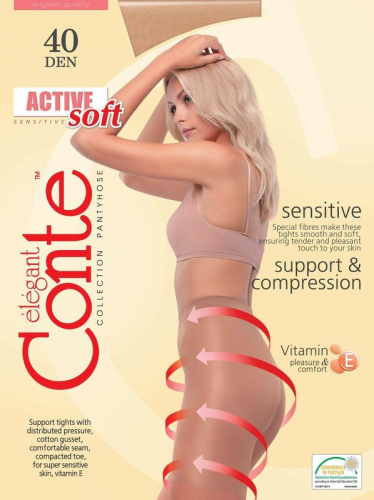 Колготки женские CONTE ACTIVE SOFT 40