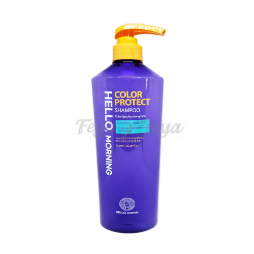 Шампунь для окрашенных волос Защита цвета 600мл HELLO MORNING COLOR PROTECT SHAMPOO 600ml