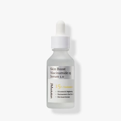 Отбеливающая сыворотка для лица с ниацинамидом 30мл JM SOLUTION SKIN BOOST NIACINAMIDE 15 SERUM 1.0 30ml