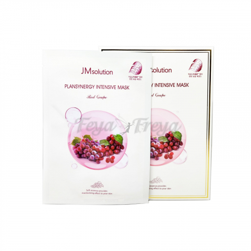 еа Интенсивная маска с экстрактом красного винограда 30мл*10шт JM SOLUTION PLANSYNERGY INTENSIVE MASK RED GRAPE 30ml*