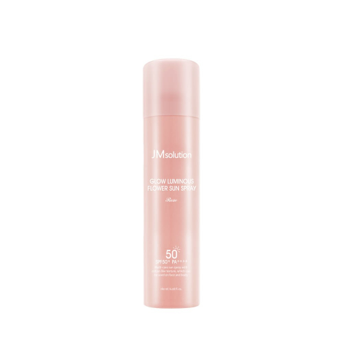 Солнцезащитный спрей с дамасской розой 180мл JM SOLUTION GLOW LUMINOUS FLOWER SUN SPRAY ROSE 180ml