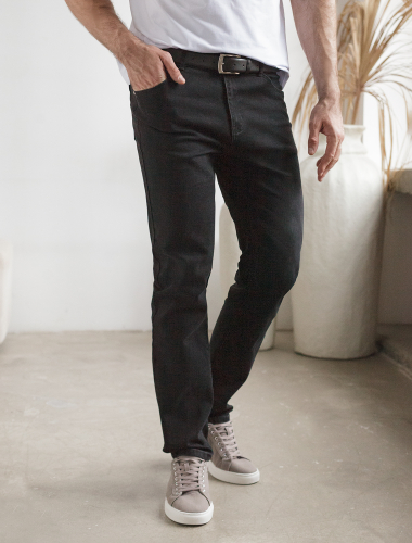 Джинсы slim-fit из эластичного денима