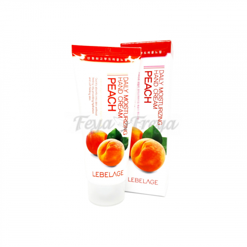 Ежедневный увлажняющий крем для рук с персиком 100мл LEBELAGE DAILY MOISTURIZING PEACH HAND CREAM 100ml