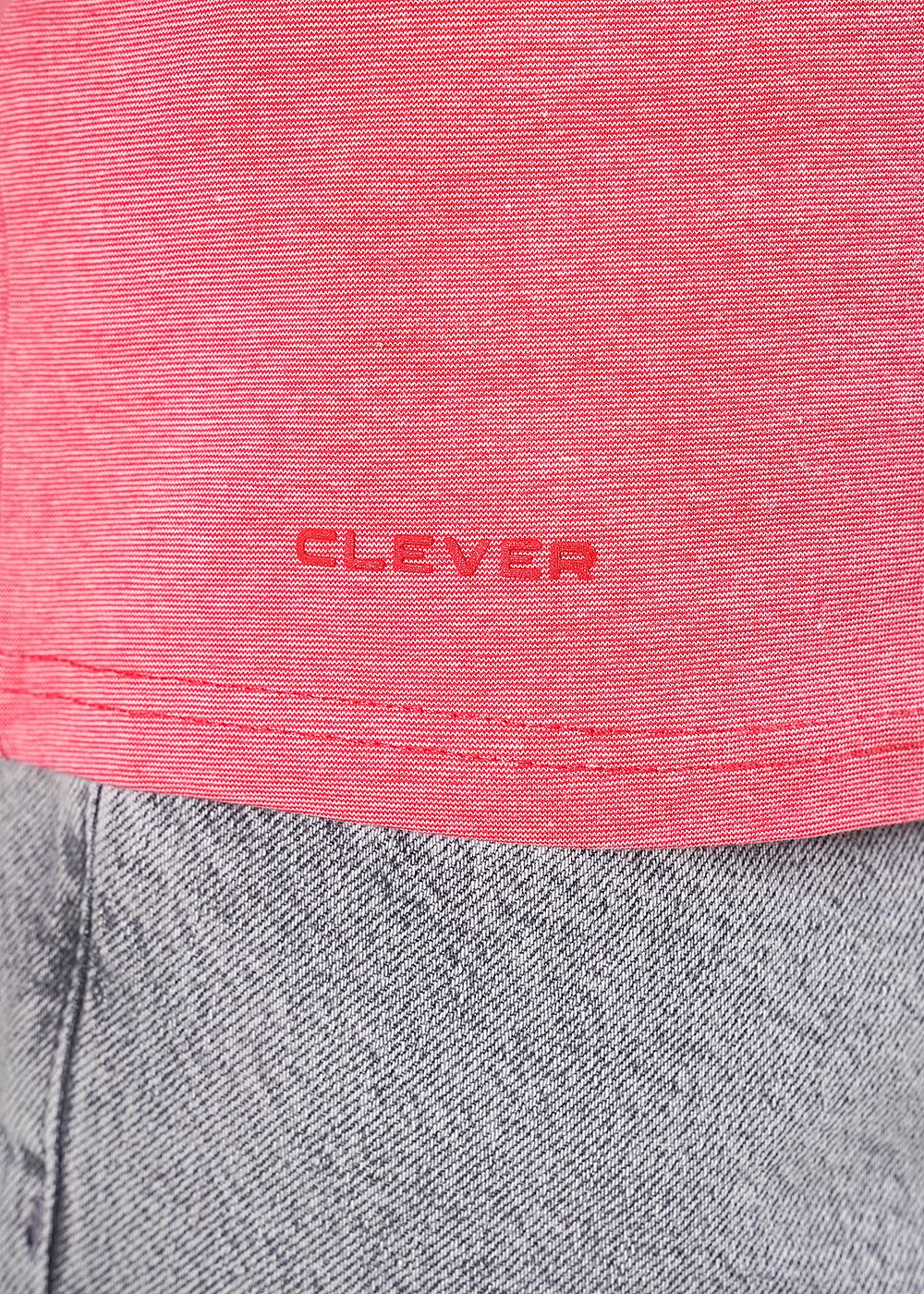 CLE 600309/1гн Футболка мужская 600309/1гн красный/молочный