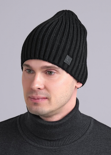 CLE 433828ап Шапка мужская 433828ап чёрный