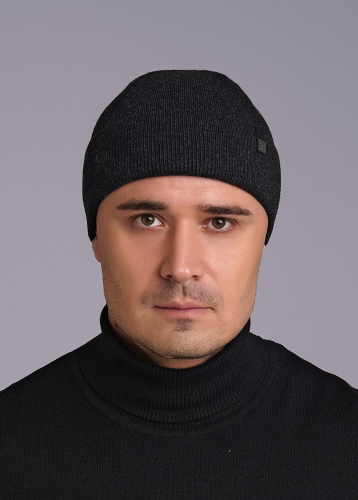 CLE 433963шв флис Шапка мужская 433963шв флис меланж т.серый