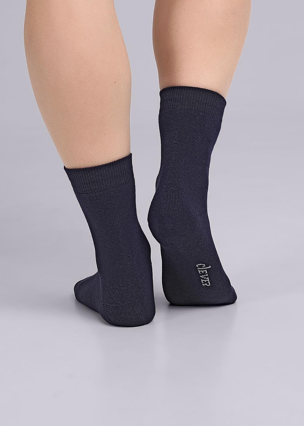 CLE Д2341П Носки женские Д2341П т.синий