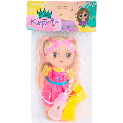 Кукла Miss Kapriz MK2325LK-B 30 см. с аксесс. в пак. оптом в Нижнем Новгороде