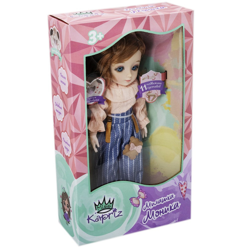 Кукла Miss Kapriz 18B-12YSF Милашка Моника с русским чипом в кор. оптом в Нижнем Новгороде