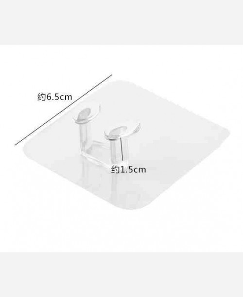 Самоклеящийся держатель универсальный прозрачный 9046453