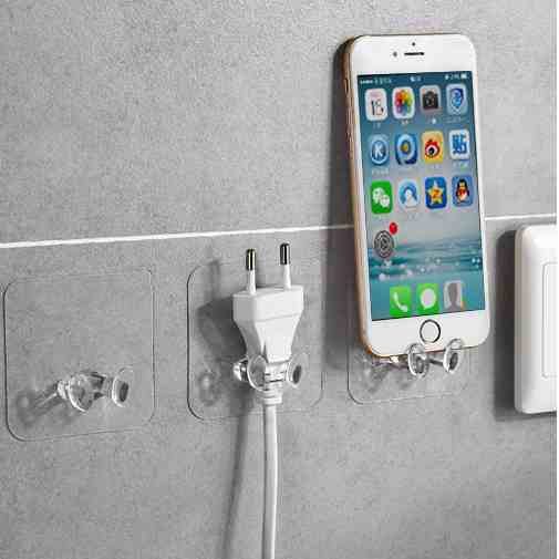 Самоклеящийся держатель универсальный прозрачный 9046453