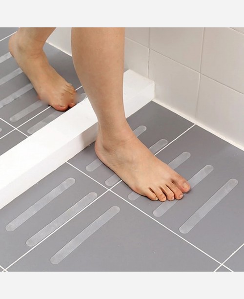 Противоскользящие полоски-наклейки 20*2 см, 5 шт в наборе. 9046505